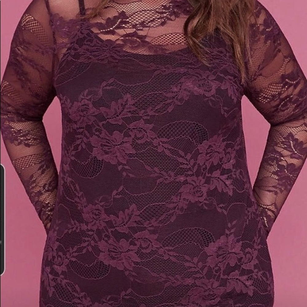 Lane Bryant Sheer Blouse